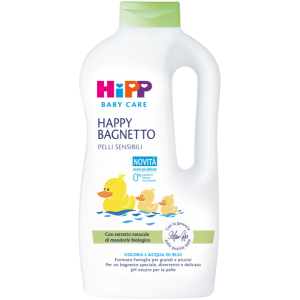HiPP Happy Bagnetto con Estratto Naturale di Mandorle Biologico - Colora  l'Acqua di Blui - 1 L - INCI Beauty